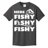 Here Fishy Fishy Fishy Kids T-Shirt