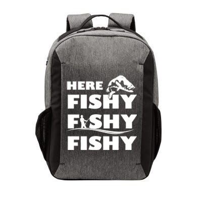 Here Fishy Fishy Fishy Vector Backpack