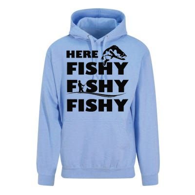 Here Fishy Fishy Fishy Unisex Surf Hoodie