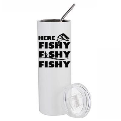 Here Fishy Fishy Fishy Stainless Steel Tumbler