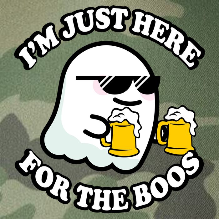 Here For The Boos Funny Halloween Party Legacy Tie Dye Trucker Hat