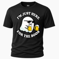 Here For The Boos Funny Halloween Party Cooling Performance Crew T-Shirt