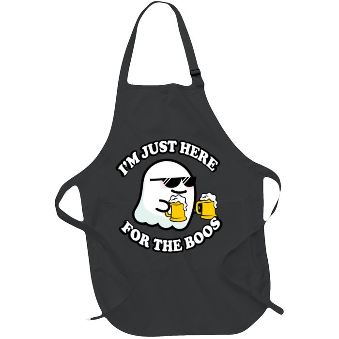 Here For The Boos Funny Halloween Party Apron