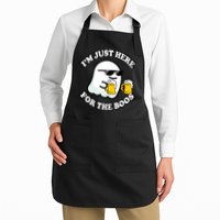 Here For The Boos Funny Halloween Party Apron