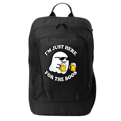 Here For The Boos Funny Halloween Party City Backpack