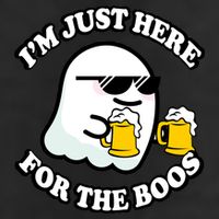 Here For The Boos Funny Halloween Party Adult Drive Performance Visor