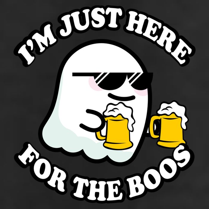 Here For The Boos Funny Halloween Party Adult Drive Performance Visor