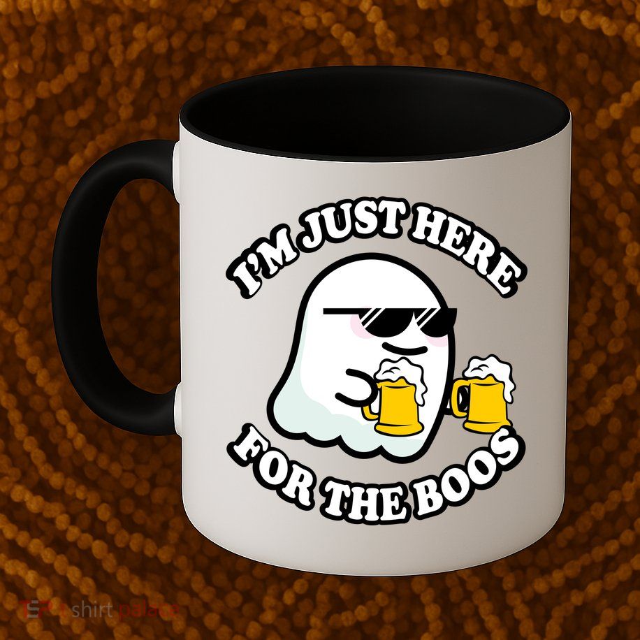 Here For The Boos Funny Halloween Party Mug