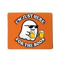 Here For The Boos Funny Halloween Party Mousepad