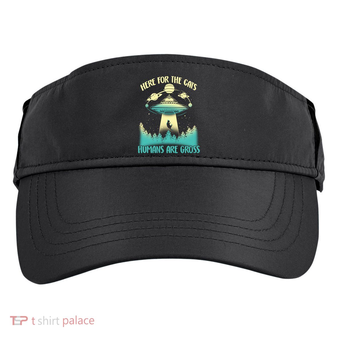 Here For The Cats Humans Are Gross Adult Drive Performance Visor