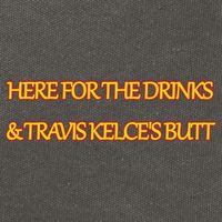 Here For The Drinks Travis Kelce's Butt Kansas City Cotton Canvas Backpack