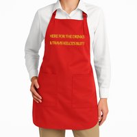 Here For The Drinks Travis Kelce's Butt Kansas City Apron