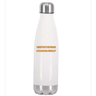 Here For The Drinks Travis Kelce's Butt Kansas City Stainless Steel Insulated Water Bottle