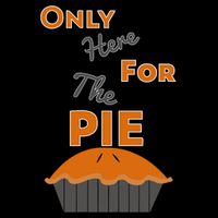 Here For The Pie Funny Thanksgiving 7-Panel Snapback Hat