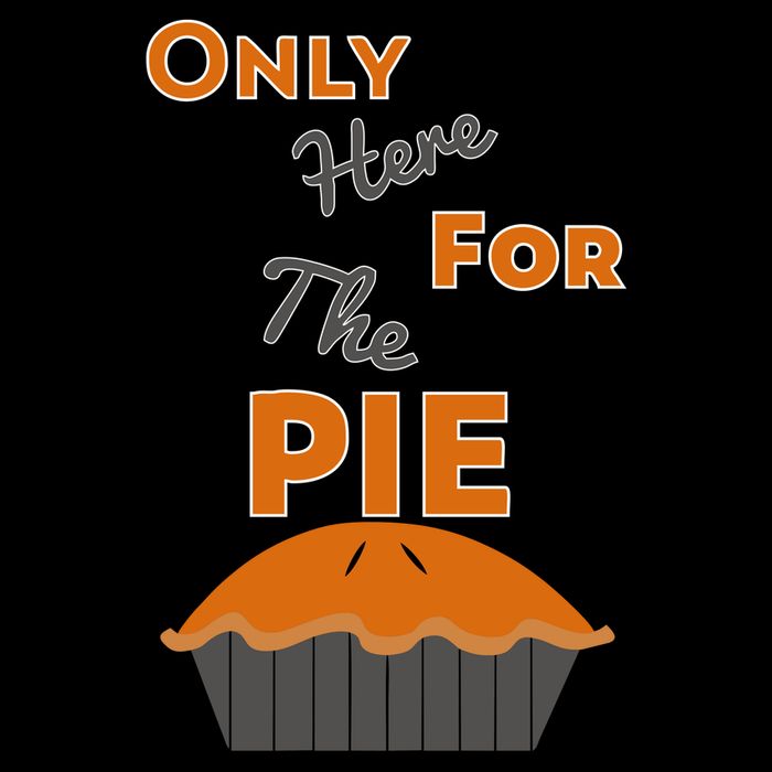 Here For The Pie Funny Thanksgiving 7-Panel Snapback Hat