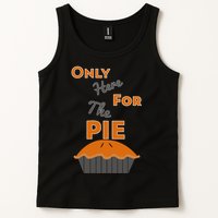 Here For The Pie Funny Thanksgiving Tank Top