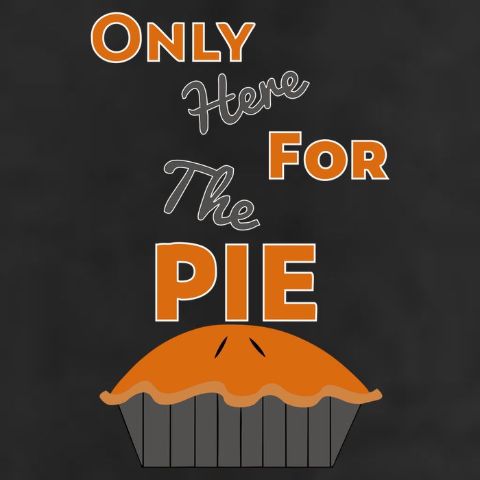 Here For The Pie Funny Thanksgiving Golf Towel