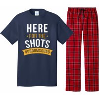 Here For The Shots Groom Squad Pajama Set