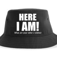 Here I Am! What Are Your Other 2 Wishes? Sustainable Bucket Hat