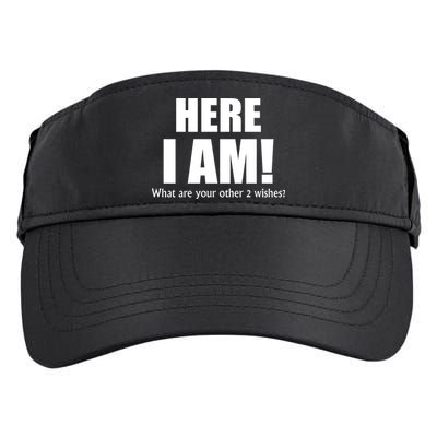 Here I Am! What Are Your Other 2 Wishes? Adult Drive Performance Visor