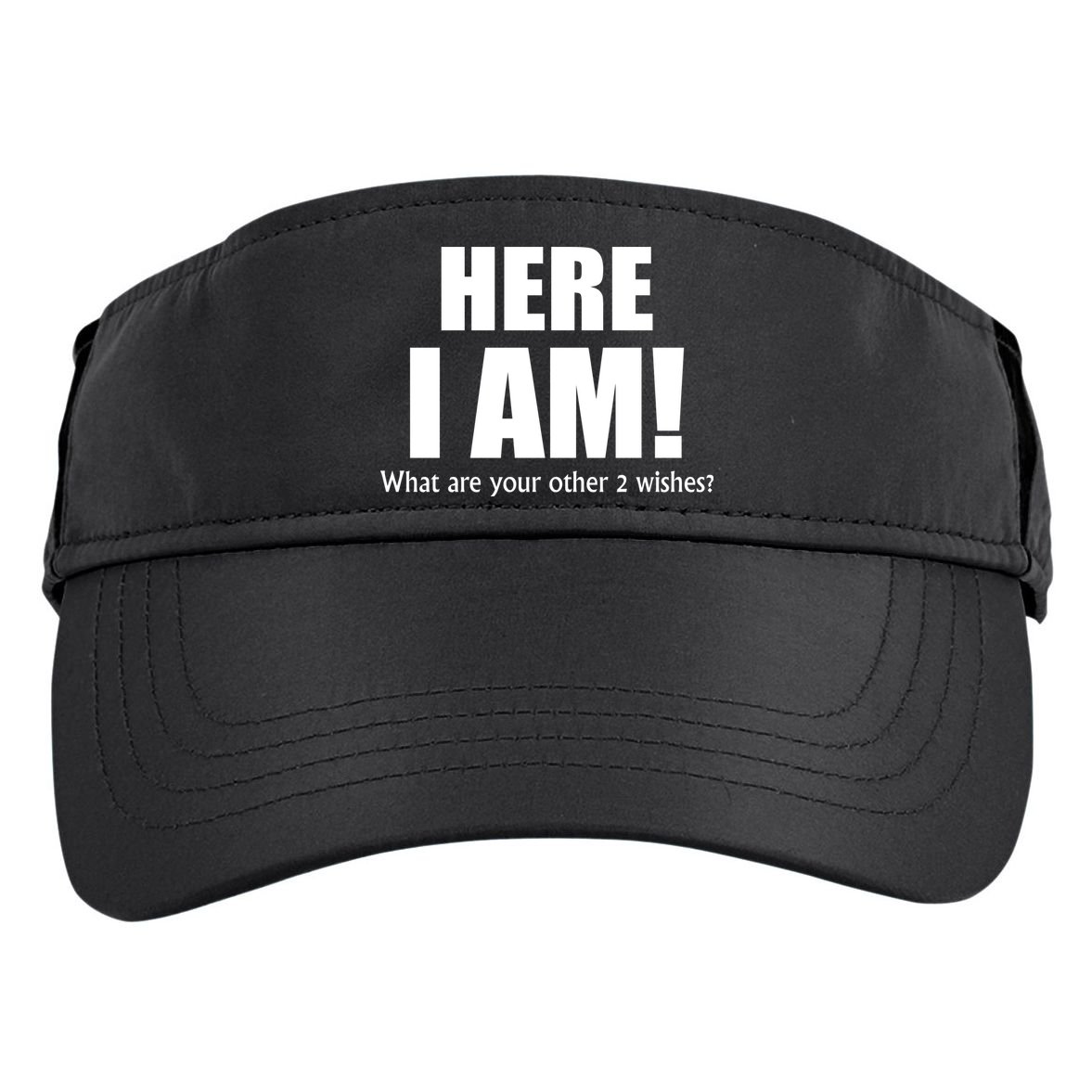 Here I Am! What Are Your Other 2 Wishes? Adult Drive Performance Visor