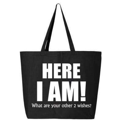 Here I Am! What Are Your Other 2 Wishes? 25L Jumbo Tote