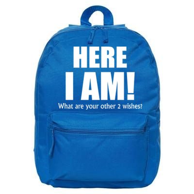 Here I Am! What Are Your Other 2 Wishes? 16 in Basic Backpack