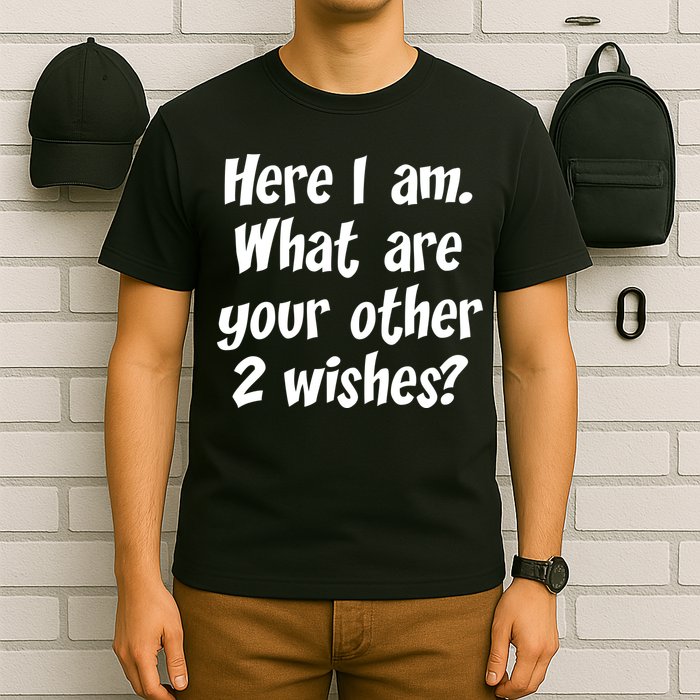 Here I Am, What Are Your Other Two Wishes T-Shirt