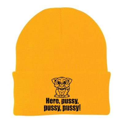 Here Pussy Pussy Pussy Cat Knit Cap Winter Beanie