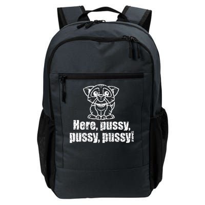 Here Pussy Pussy Pussy Cat Daily Commute Backpack