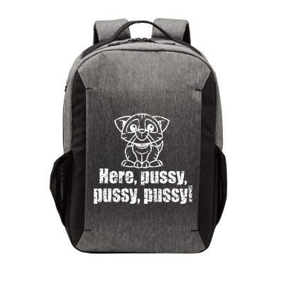 Here Pussy Pussy Pussy Cat Vector Backpack