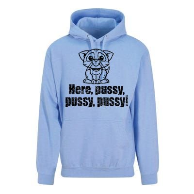 Here Pussy Pussy Pussy Cat Unisex Surf Hoodie