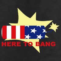Here To Bang Independence Day 4th of July 15oz Campfire Ceramic Mug