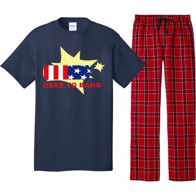 Here To Bang Independence Day 4th of July Pajama Set