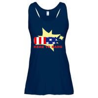 Here To Bang Independence Day 4th of July Ladies Essential Flowy Tank