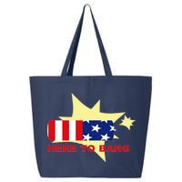 Here To Bang Independence Day 4th of July 25L Jumbo Tote