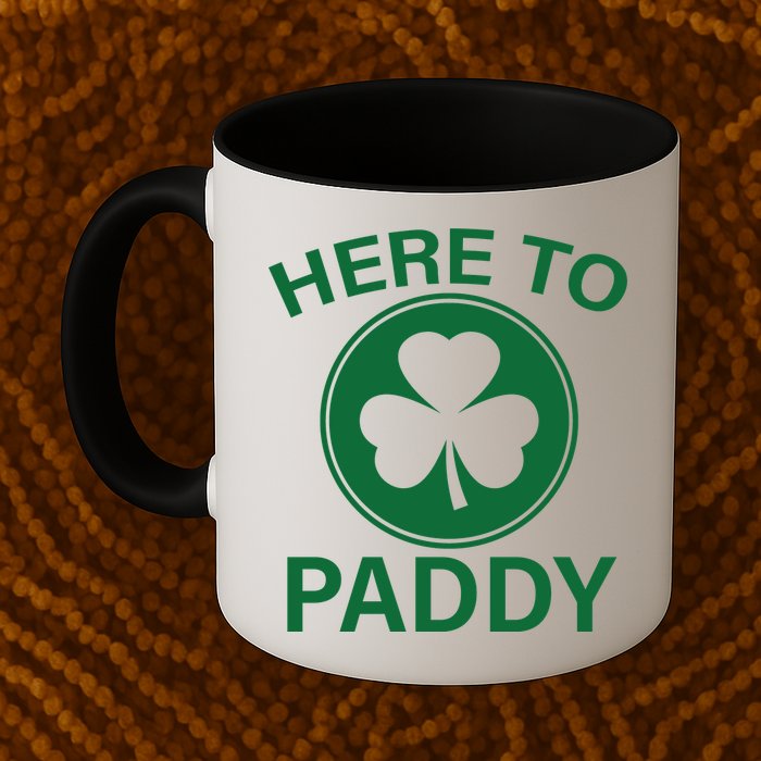 Here To Paddy Funny St Patricks Day Mug