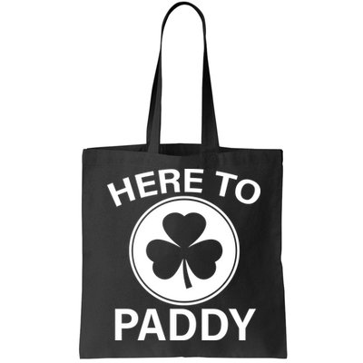 Here To Paddy Funny St Patricks Day Bag