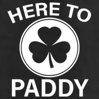Here To Paddy Funny St Patricks Day Golf Towel