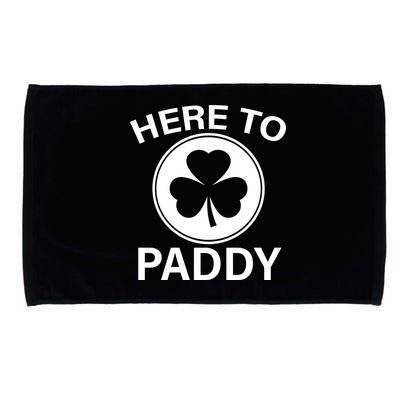 Here To Paddy Funny St Patricks Day Microfiber Hand Towel