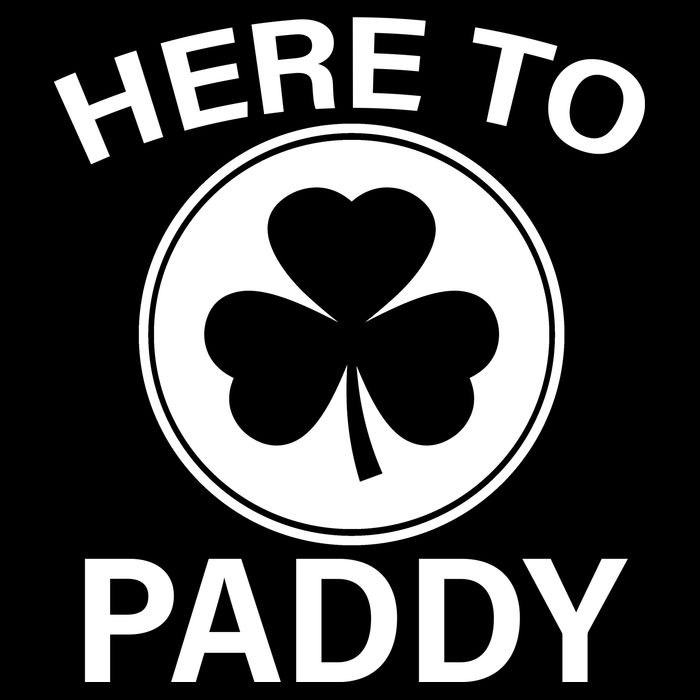 Here To Paddy Funny St Patricks Day Cropped Pullover Crew