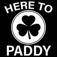 Here To Paddy Funny St Patricks Day Short Acrylic Beanie