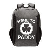 Here To Paddy Funny St Patricks Day Vector Backpack