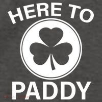 Here To Paddy Funny St Patricks Day Vector Backpack