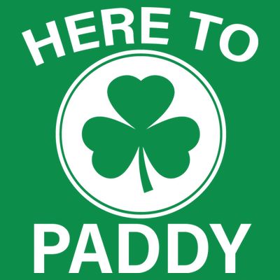 Here To Paddy Funny St Patricks Day T-Shirt