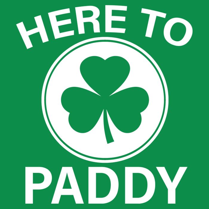 Here To Paddy Funny St Patricks Day Button