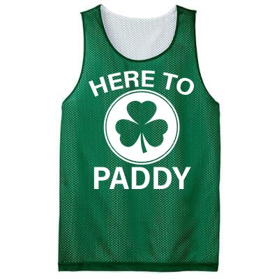 Here To Paddy Funny St Patricks Day Mesh Reversible Basketball Jersey Tank