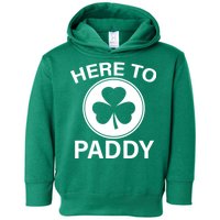 Here To Paddy Funny St Patricks Day Toddler Hoodie