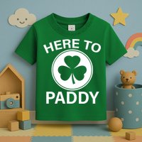 Here To Paddy Funny St Patricks Day Toddler T-Shirt