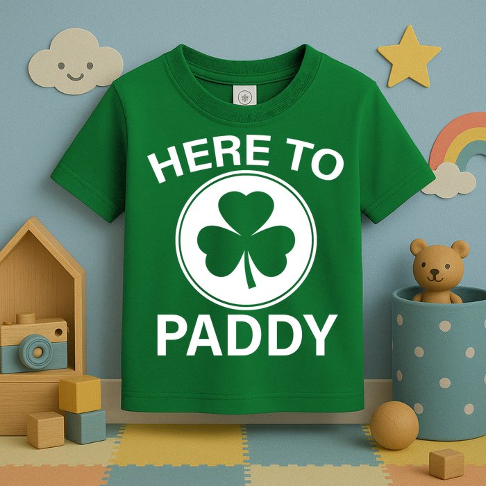 Here To Paddy Funny St Patricks Day Toddler T-Shirt